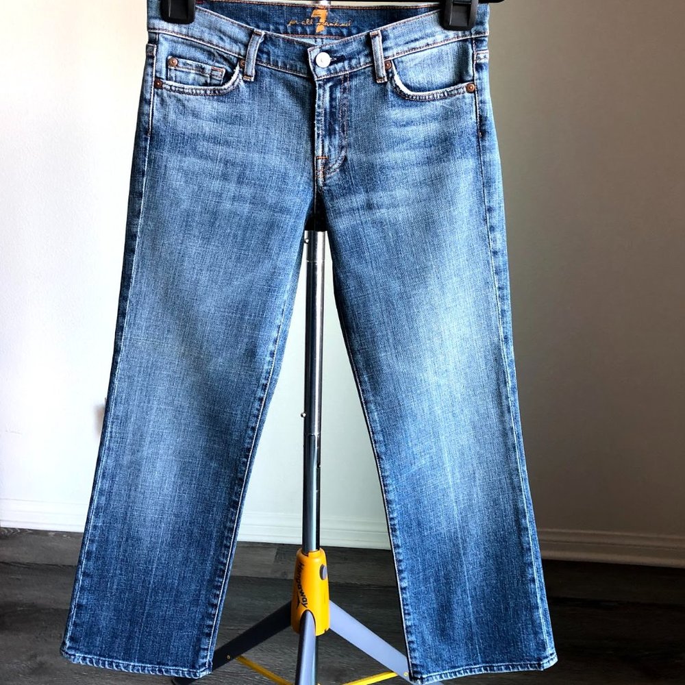 7 For All Mankind - Cropped Jeans - Size 28 - EUC